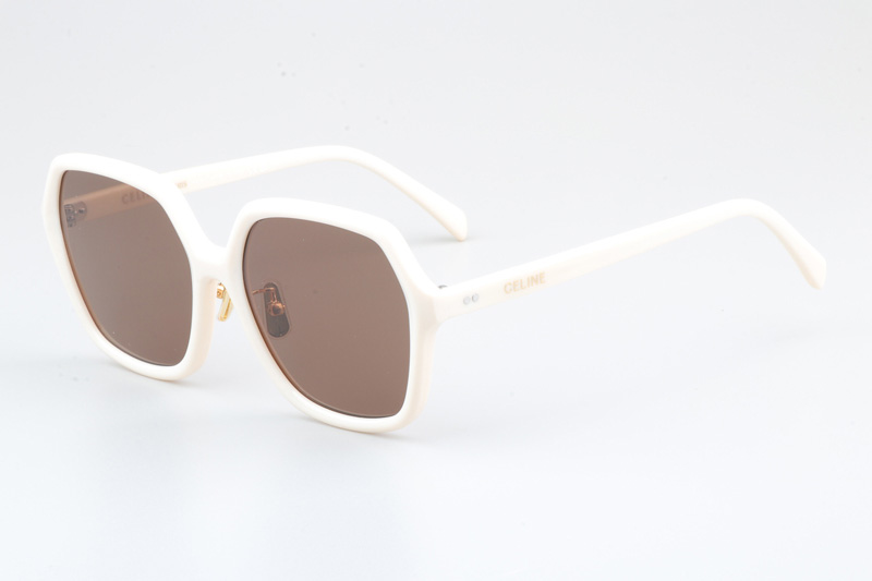 CL40230F Sunglasses Cream Brown