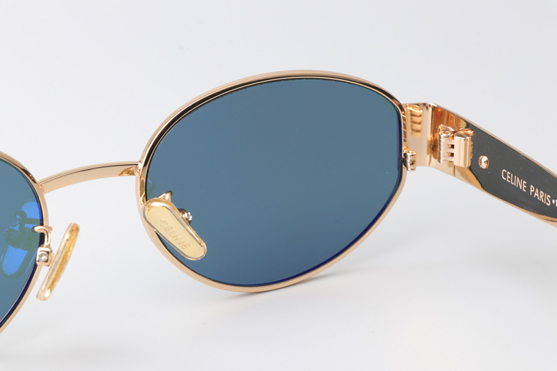 CL40235U Sunglasses Gold Green