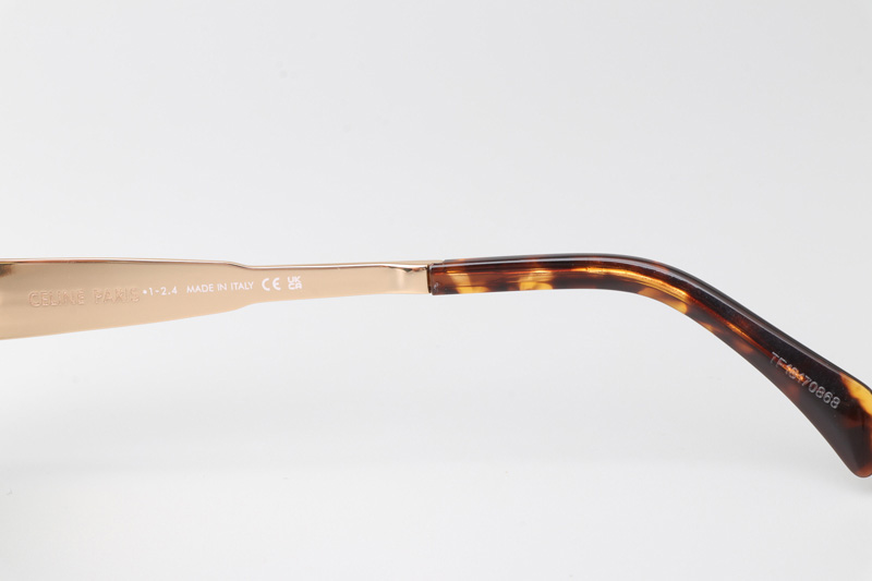 CL40235U Sunglasses Gold Green