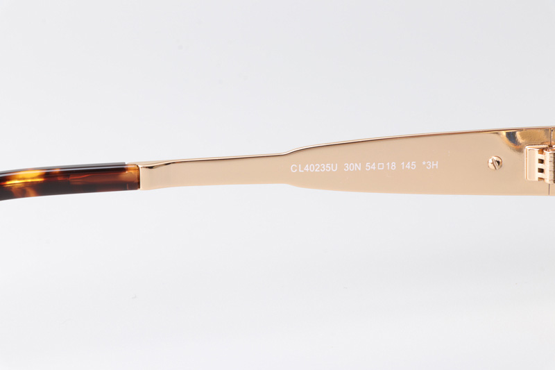 CL40235U Sunglasses Gold Green