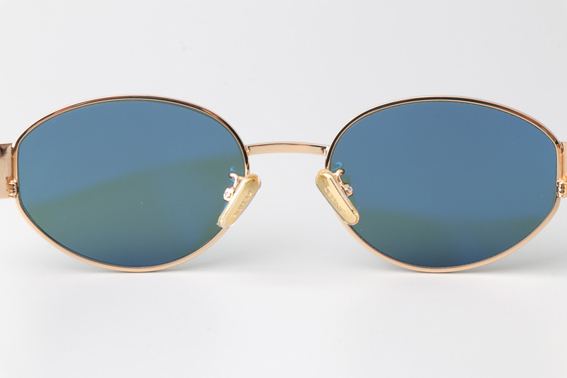 CL40235U Sunglasses Gold Green
