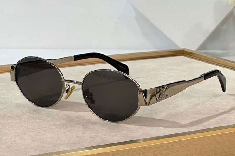 CL40235U Sunglasses Silver Gray