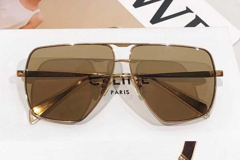 CL40246U-A Sunglasses Gold Brown
