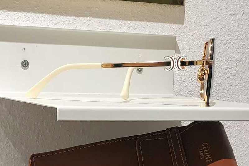 CL40248U Sunglasses Gold Gradient Brown