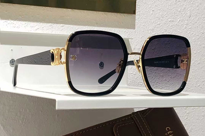 CL40250 Sunglasses Black Gradient Gray