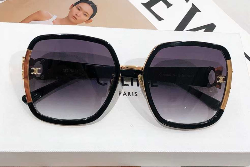 CL40250 Sunglasses Black Gradient Gray