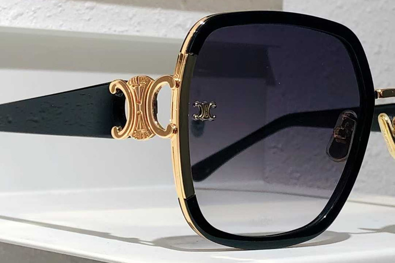 CL40250 Sunglasses Black Gradient Gray