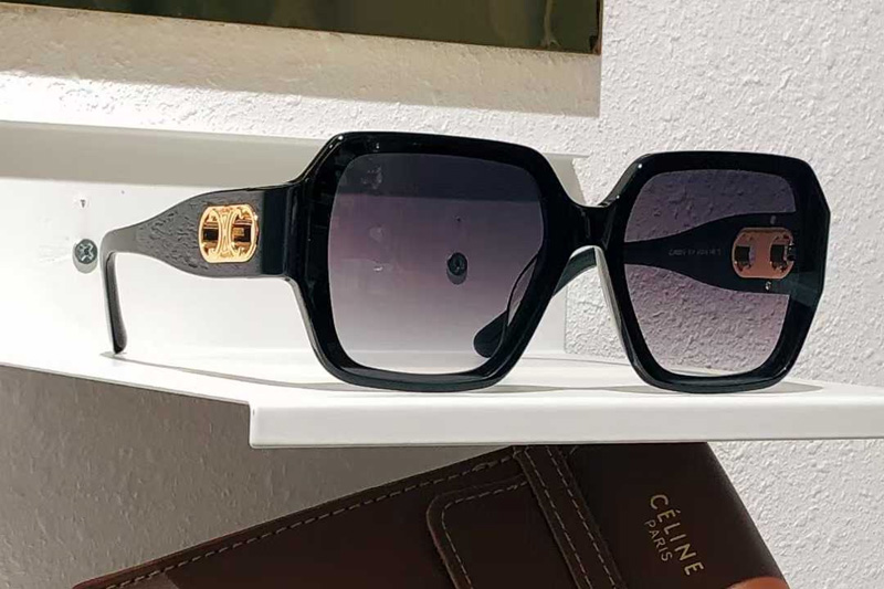 CL40251U Sunglasses Black Gradient Gray