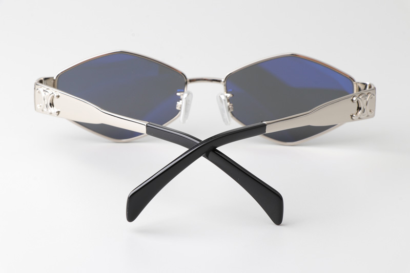 CL40254U Sunglasses Silver Gray