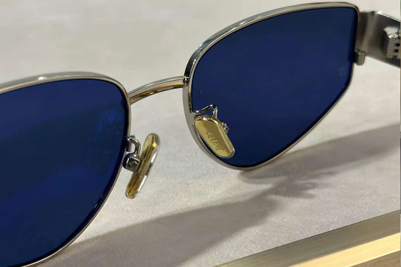 CL40293U Sunglasses Silver Blue