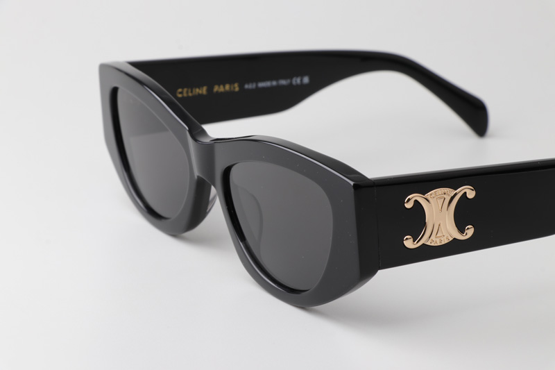 CL40308U Sunglasses Black Gold Gray