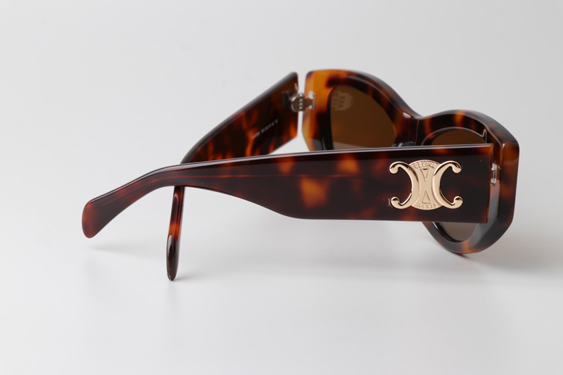 CL40308U Sunglasses Tortoise Gold Brown