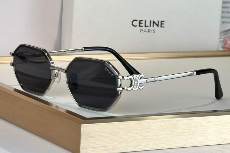 CL42149U Sunglasses Silver Gray