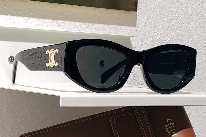 CL4S308U Sunglasses Black Gold Gray