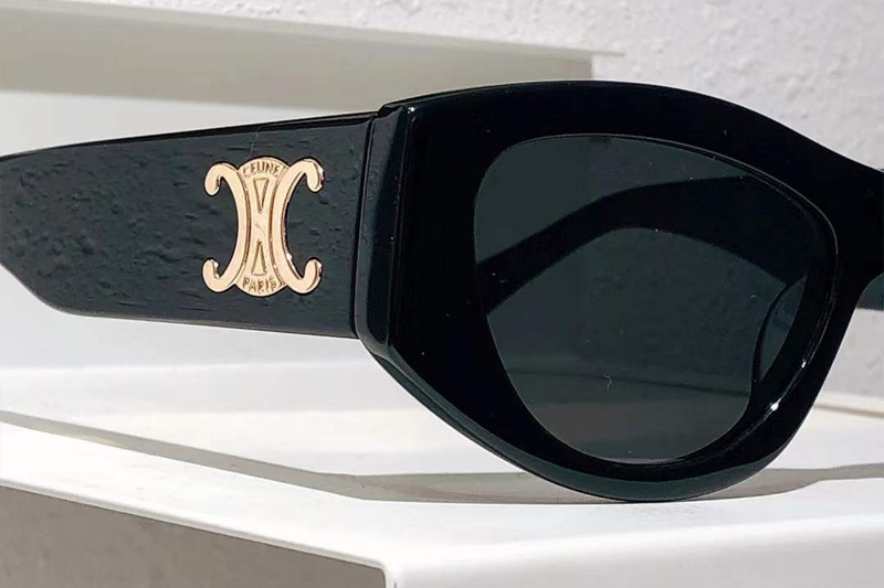 CL4S308U Sunglasses Black Gold Gray