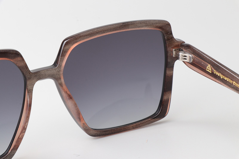 CSHK007 Sunglasses Black Gradient Gray