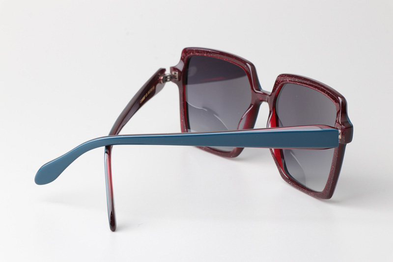 CSHK007 Sunglasses Blue Gradient Gray