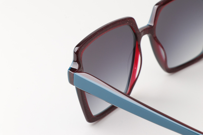 CSHK007 Sunglasses Blue Gradient Gray