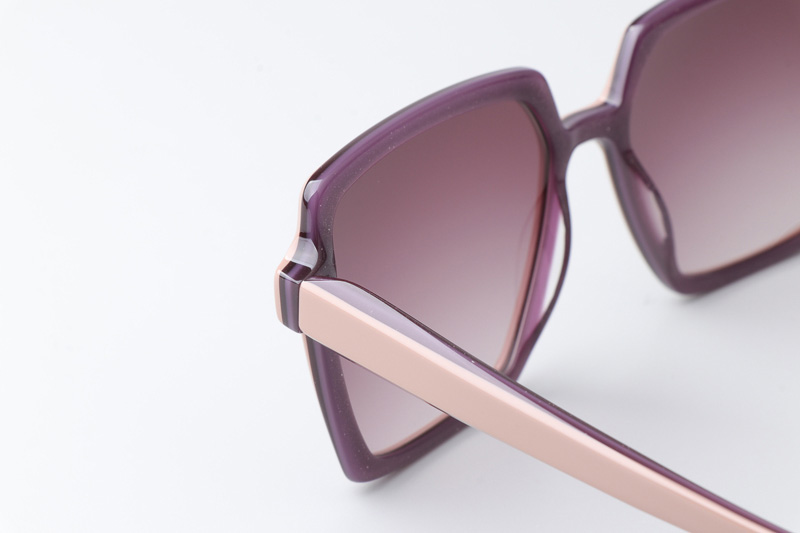 CSHK007 Sunglasses Cream Gradient Pink