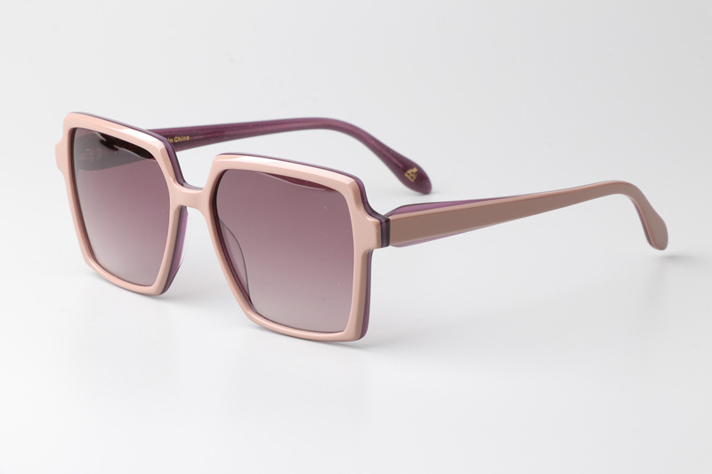 CSHK007 Sunglasses Cream Gradient Pink