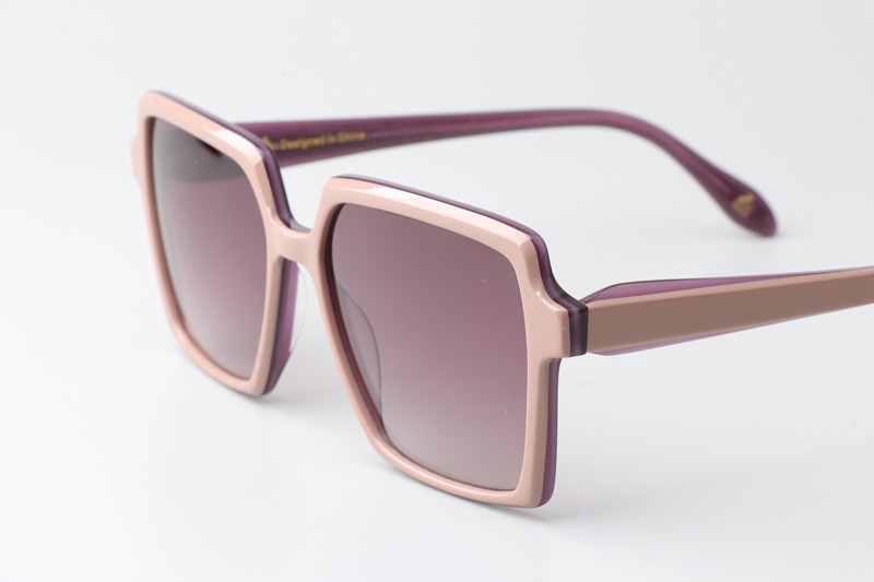CSHK007 Sunglasses Cream Gradient Pink