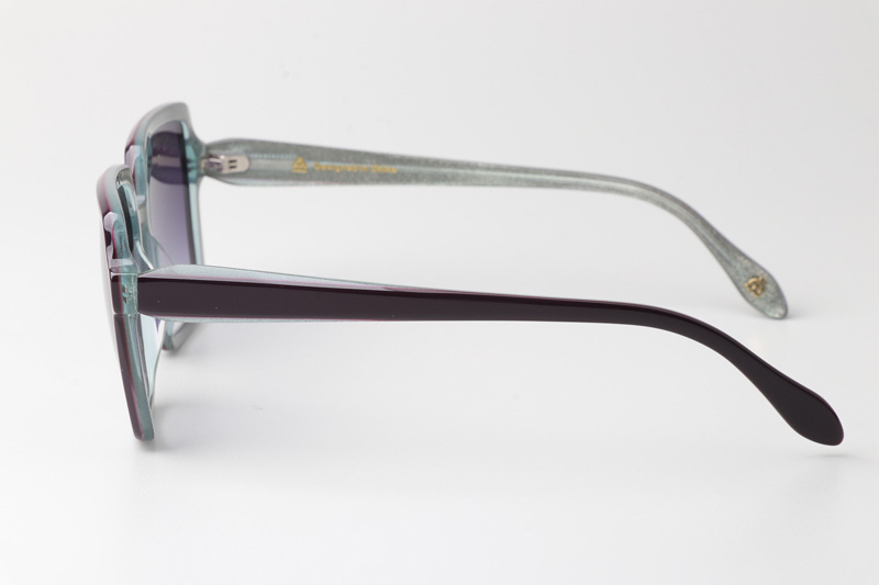 CSHK007 Sunglasses Purple Gradient Blue