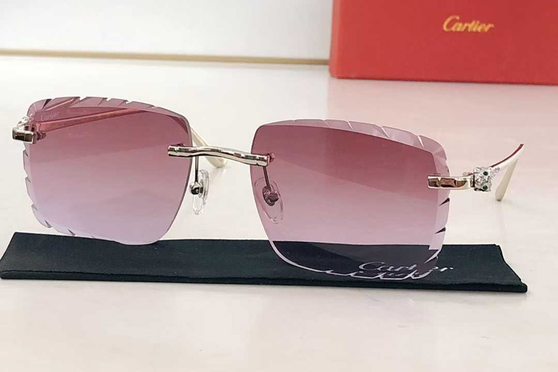 CT01588O Sunglasses Silver Gradient Pink