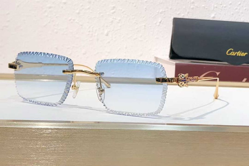 CT01841O Sunglasses Gold Gradient Blue