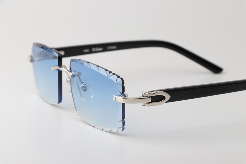 CT0243 Sunglasses Silver Gradient Blue