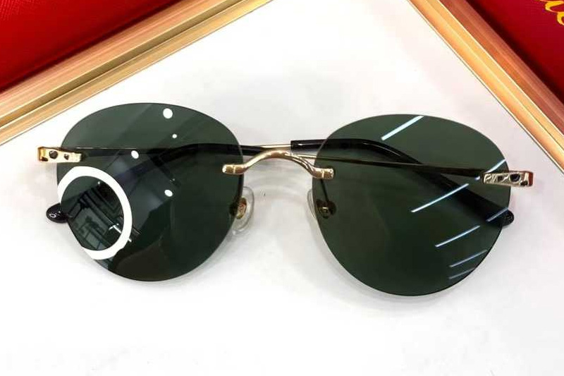 CT0309S Sunglasses Gold Green