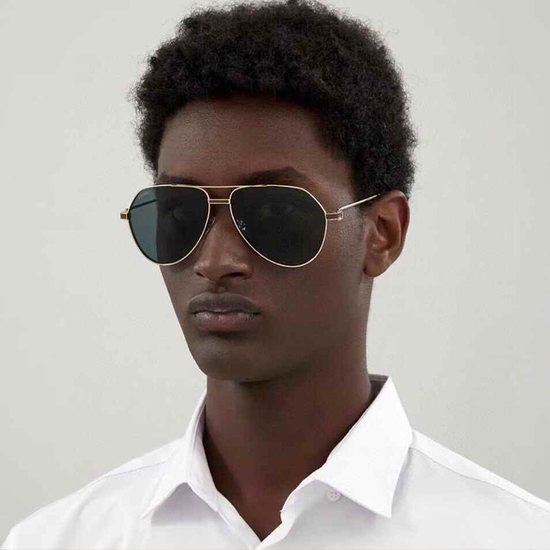 CT0334S Sunglasses Gold Green