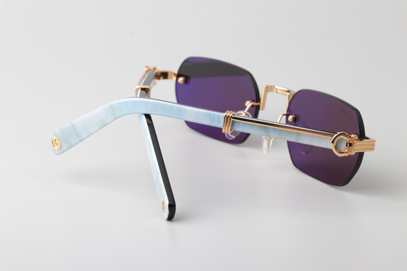 CT0362S Sunglasses Gold Gray Gray