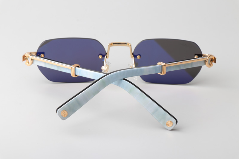 CT0362S Sunglasses Gold Gray Gray