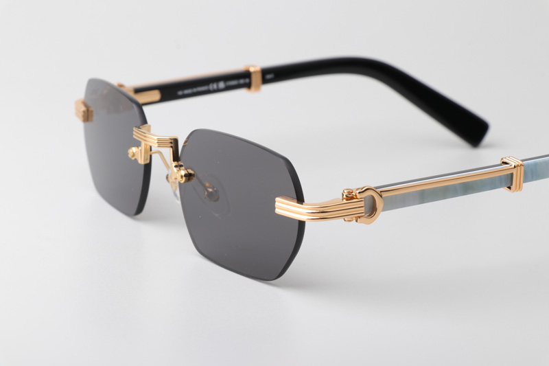 CT0362S Sunglasses Gold Gray Gray