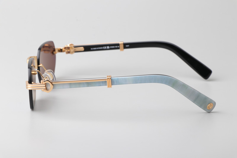 CT0362S Sunglasses Gold Gray Gray