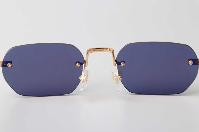 CT0362S Sunglasses Gold Gray Gray