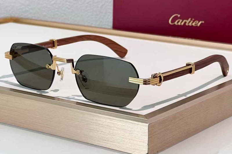 CT0362S Sunglasses Gold Red Green