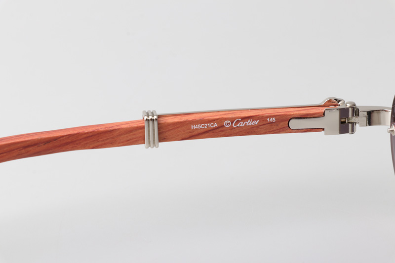 CT0362S Sunglasses Silver Red Gradient Gray