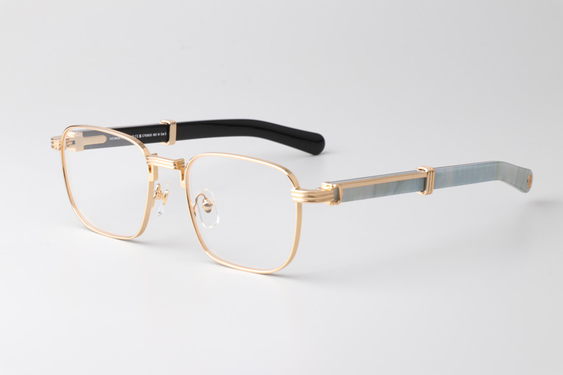 CT0363S Eyeglasses Gold White Black
