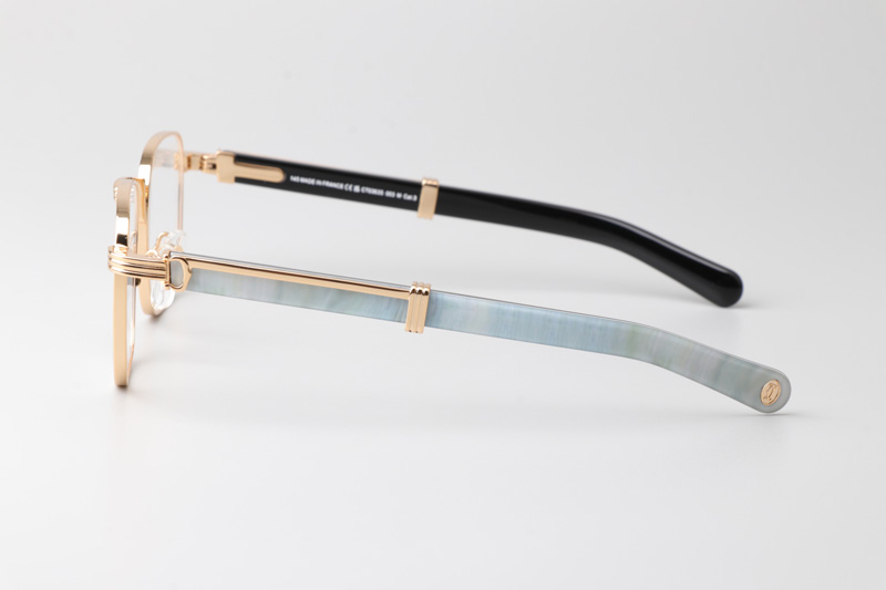 CT0363S Eyeglasses Gold White Black
