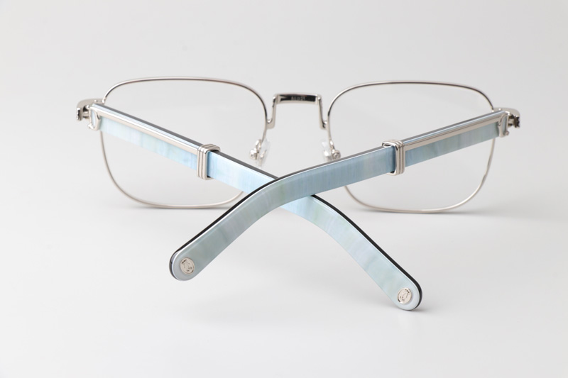CT0363S Eyeglasses Silver White Black
