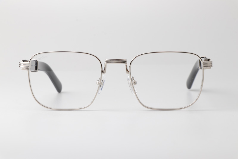CT0363S Eyeglasses Silver White Black