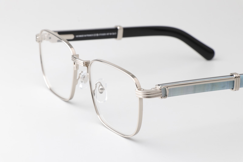 CT0363S Eyeglasses Silver White Black