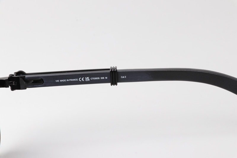 CT0363S Sunglasses Black Black Gray