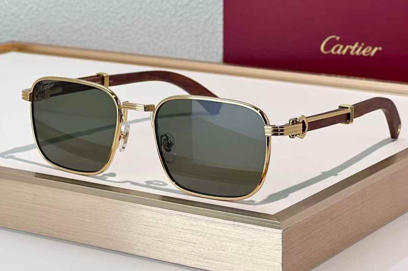 CT0363S Sunglasses Gold Red Green