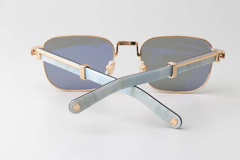 CT0363S Sunglasses Gold White Black Gray