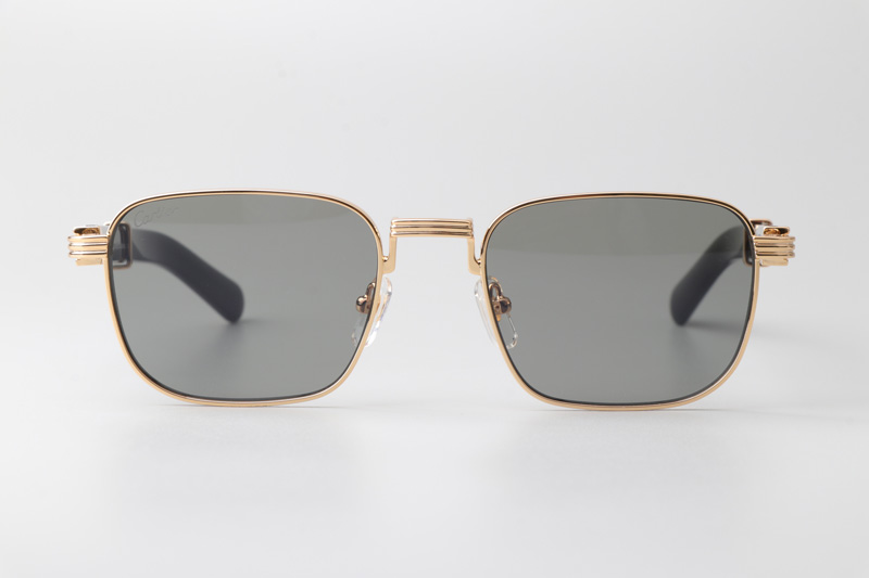 CT0363S Sunglasses Gold White Black Gray