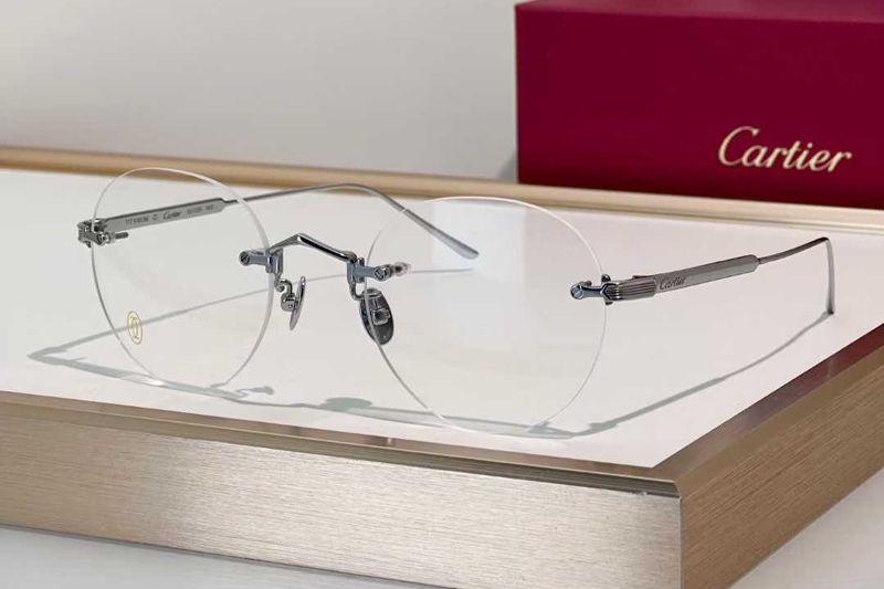 CT0393S Eyeglasses Silver