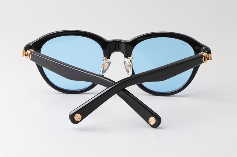 CT0395S Sunglasses Black Gold Blue