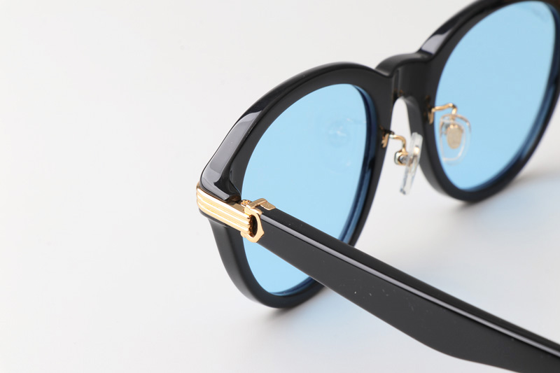 CT0395S Sunglasses Black Gold Blue